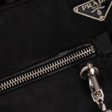 Prada Nylon Double Pocket Shoulder Bag