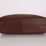 Chanel Chocolate Calfskin 24K GP Chunky Chain Tote