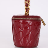 Chanel 2022 Patent Afternoon Tea Vanity Crossbody