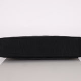 Chanel 1986 Black Canvas Shoulder Bag