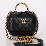 Chanel 2022 Lambskin Round Bubble Vanity