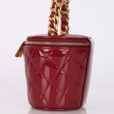 Chanel 2022 Patent Afternoon Tea Vanity Crossbody