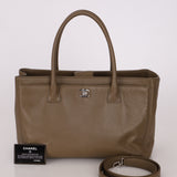 Chanel 2014 Taupe Calfskin Cerf Executive Medium Tote