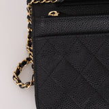 Chanel 2013 Caviar Wallet on Chain
