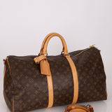 Louis Vuitton Monogram Bandouliere Keepall 50