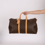 Louis Vuitton Monogram Bandouliere Keepall 50