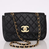 Chanel 2000 Caviar XL Logo Single Flap Bag