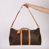 Louis Vuitton Monogram Bandouliere Keepall 50