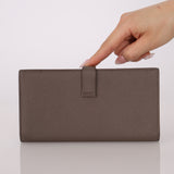 Hermès 2019 Etoupe Epsom Bearn Wallet