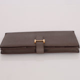 Hermès 2019 Etoupe Epsom Bearn Wallet