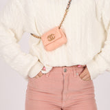 Chanel 19 Lambskin Cardholder Belt Bag