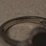 Van Cleef & Arpels 18K White Gold Diamond Mother of Pearl Vintage Alhambra Ring