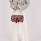 Dior 2002 Red Trotter Double Saddle