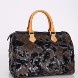 Louis Vuitton Monogram Fleur De Jais Sequins Speedy 30