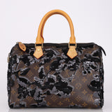 Louis Vuitton Monogram Fleur De Jais Sequins Speedy 30