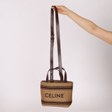 Celine Raffia Cabas Mini Tote