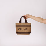 Celine Raffia Cabas Mini Tote