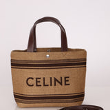 Celine Raffia Cabas Mini Tote