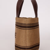 Celine Raffia Cabas Mini Tote