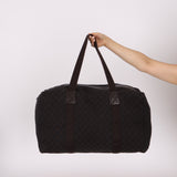 Gucci Denim Monogram Duffle Bag with Pouch