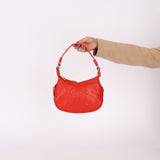 Celine Triomphe Red Shoulder Bag