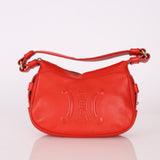 Celine Triomphe Red Shoulder Bag