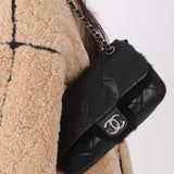 Chanel 2008 Lambskin Fur Single Flap