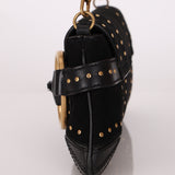 Gucci Suede Horsebit Studded Pochette