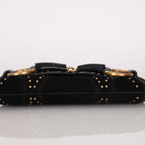 Gucci Suede Horsebit Studded Pochette