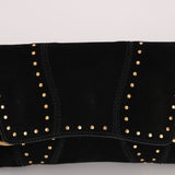 Gucci Suede Horsebit Studded Pochette
