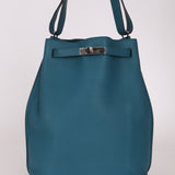 Hermès 2012 Bleu Izmir Togo So Kelly Bag 26 PHW