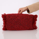 Chanel 17 Tweed Red Medallion Clutch