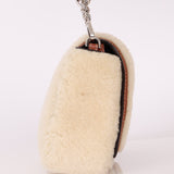 Fendi Shearling Flap Crossbody Bag