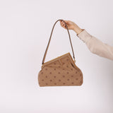 Rare Fendi Wool Karligraphy Medium First Clutch
