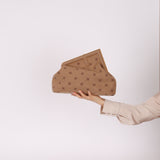 Rare Fendi Wool Karligraphy Medium First Clutch