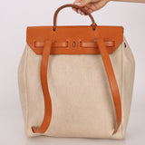 Hermès 1998 Herbag A Dos Backpack Toile PHW