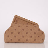 Rare Fendi Wool Karligraphy Medium First Clutch