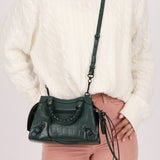 Balenciaga Mock Croc Mini Neo Classic City Bag
