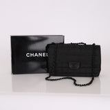 Chanel 2000 Nylon So Black Single Flap