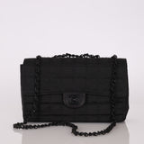 Chanel 2000 Nylon So Black Single Flap