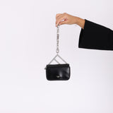 Fendi Leather Nano F Clutch