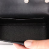 Fendi Leather Nano F Clutch