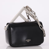 Fendi Leather Nano F Clutch