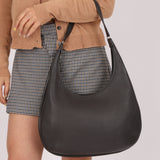 Hermès 2014 Graphite Taurillon Clemence Gao Hobo Bag