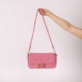 Fendi Zucca Terry Cloth Baguette