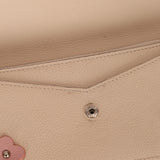 Limited Edition Louis Vuitton Calfskin LockMe Fleurs Bucket w/ LockMe Fleurs Wallet