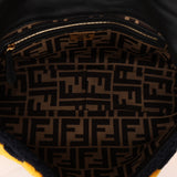 Fendi Shearling Floral Baguette