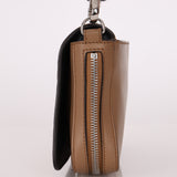 Fendi Suede Zipper Flap Bag