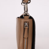 Fendi Suede Zipper Flap Bag