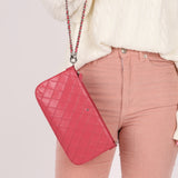 Chanel 2014 Lambskin Thin Stitch Pochette